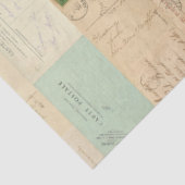 Vintages Tissue-Papier für die Postkarte Seidenpapier (Ausschnitt)