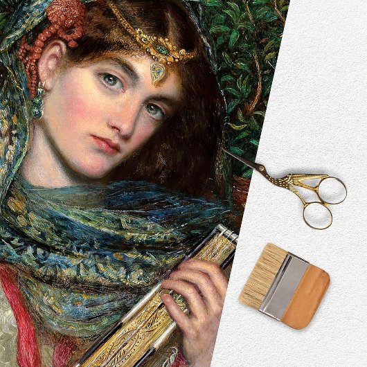 Vintages Tissue-Tissue für Frauenmusik Seidenpapier