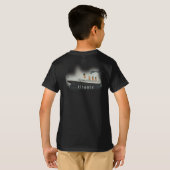 Vintages Titanic Ship T-Shirt (Schwarz voll)