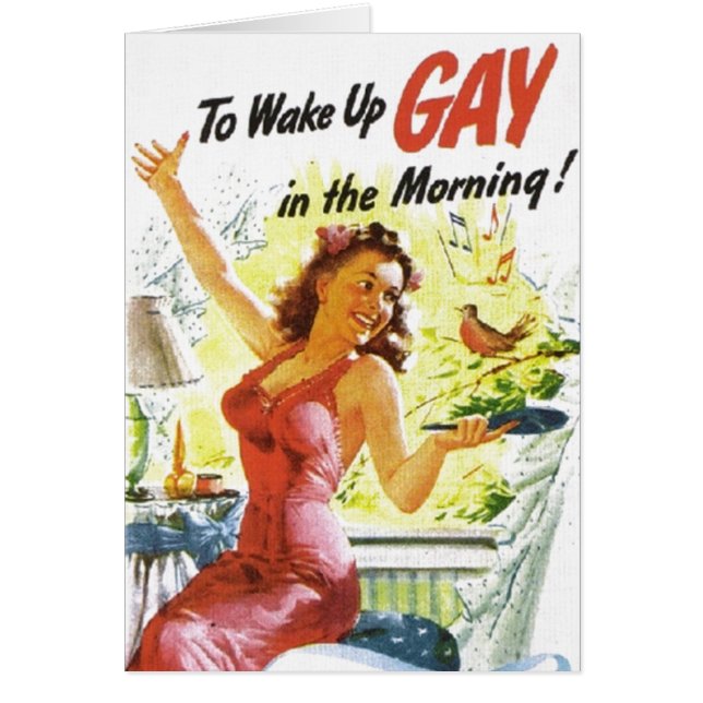 Vintages "To Wecken up Gay" (Vorne)