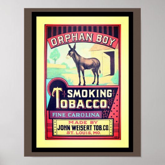 "Vintages Tobacco Poster aus den 1930er Jahren "Or (Vorne)