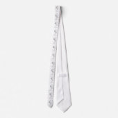 Vintages Toilettenpapier-Erfindungs-Patent (1891) Krawatte (Rückseite)