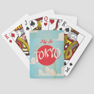 Vintages Tokio, Japan Reiseposter Spielkarten