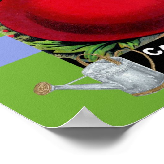 Vintages Tomatenbesteck Poster (Ecke)