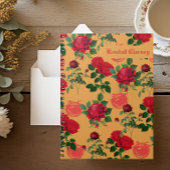 Vintages Tomatenmuster Notizblock