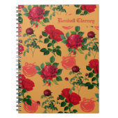 Vintages Tomatenmuster Notizblock (Vorderseite)