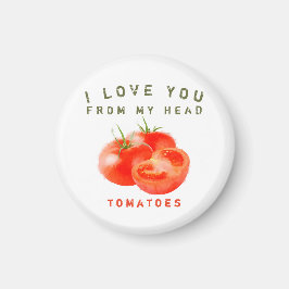 Vintages Tomatenquotierdesign - Magnet