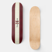 Vintages Tone Red Skateboard mit Namen HAMbyWG (Vorderseite)