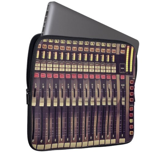 Vintages Tontagebuch im Studio Laptopschutzhülle (Vorne Rechts)