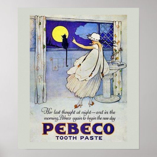 Vintages Toothpaste Poster (Vorne)
