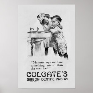 Vintages Toothpaste Poster