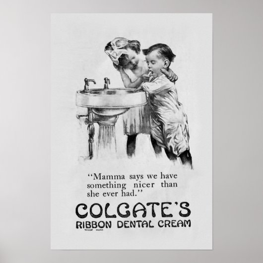 Vintages Toothpaste Poster (Vorne)