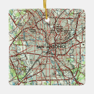 Vintages Topo San Antonio Keramikornament