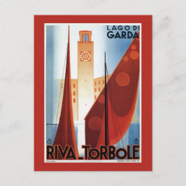 Vintages Torbole Riva Gardasee Italienische Reise Postkarte