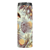 Vintages Toucan Tropical Pattern Thermosbecher (Rückseite)