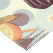 Vintages Toucan Tropical Pattern Tischdecke (Schrägansicht)