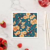 Vintages traditionelles japanisches Papier drucken Serviette (Beispiel)