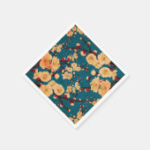 Vintages traditionelles japanisches Papier drucken Serviette (Ecke)