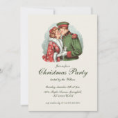 Vintages traditionelles Party Einladung (Vorderseite)