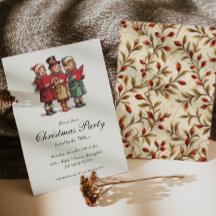 Vintages traditionelles Weihnachtsfest Party