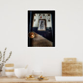 Vintages Transistor-Funkposter Poster (Küche)