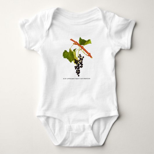 Vintages Traubenbaby Baby Strampler (Vorderseite)