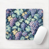 Vintages Traubenmuster Mousepad (Mit Mouse)