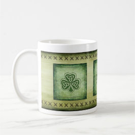 Vintages Trendgrundstück Irish Kleeblatt Kaffeetasse