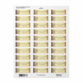 Vintages Trendgrundstück Irish Kleeblatt Label (Vorne)