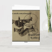 Vintages trike karte (Rückseite)
