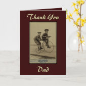 Vintages trike karte (Gelbe Blume)