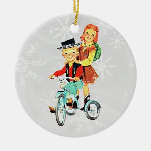 Vintages Trike Keramikornament (Vorne)