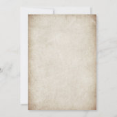 Vintages Trinken Hexen Mädchen Halloween-Party Einladung (Rückseite)