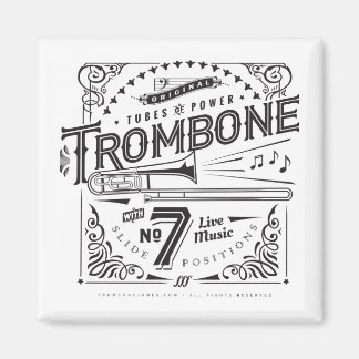 Vintages Trombone-Magnet Magnet