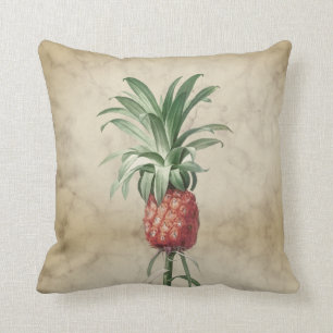 Vintages tropisches Ananas Botanisches Elegant Kissen
