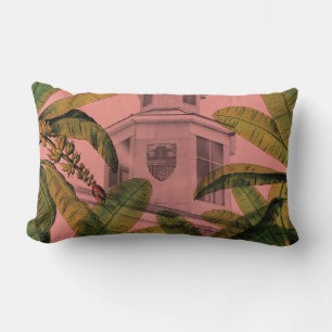 Vintages tropisches Bahamas-Lumbar-Kissen Lendenkissen