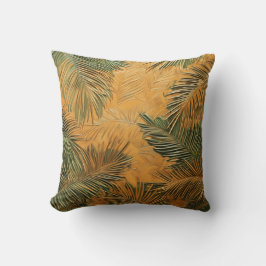 Vintages tropisches Flora-Erlebnis Kissen