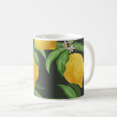 Vintages tropisches Muster Kaffeetasse (VorderseiteRechts)