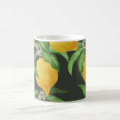 Vintages tropisches Muster Kaffeetasse (Mittel)