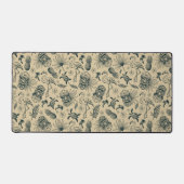 Vintages tropisches Muster Schreibtischunterlage (Vorderseite)