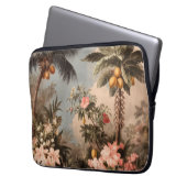 Vintages tropisches Paradies mit Palmen Laptopschutzhülle (Vorderseite Links)