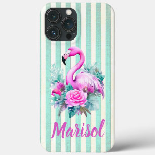 Vintages tropisches Rosa Flamingo Case-Mate iPhone Hülle
