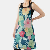 Vintages tropisches Sommerhawaiienmuster Schürze (InSitu)