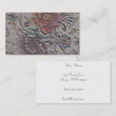 Vintages tschechoslowakisches visitenkarte (Vorne/Hinten)