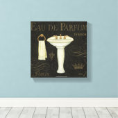 Vintages Tuch Leinwanddruck (Insitu (Holzboden))