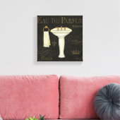 Vintages Tuch Leinwanddruck (Insitu (Wohnzimmer))