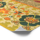 Vintages Tulip Blume Poster (Ecke)