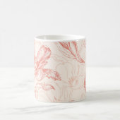 Vintages Tulip Floral Muster Kaffeetasse (Mittel)