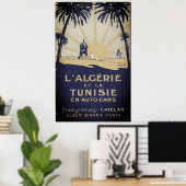 Vintages Tunisie Travel Poster (Heimbüro)
