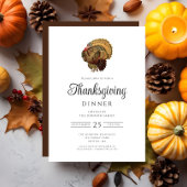 Vintages Türkei Erntedank Einladung